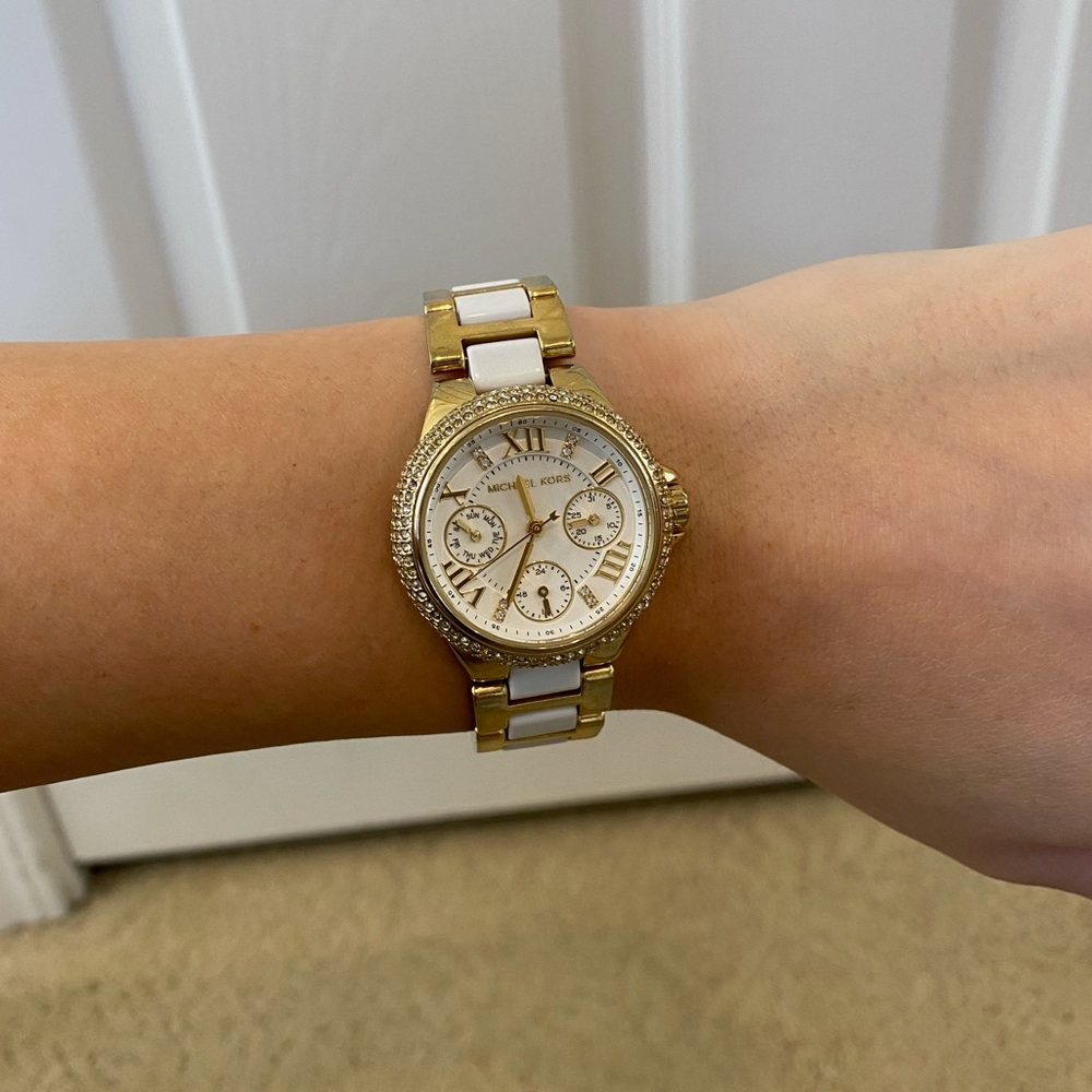 Gold MK Watch